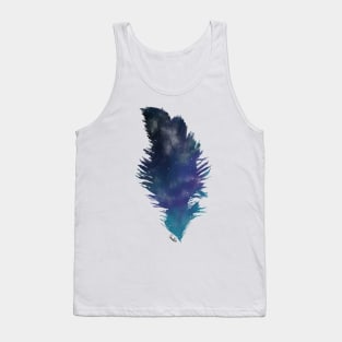 watercolor feather Tank Top